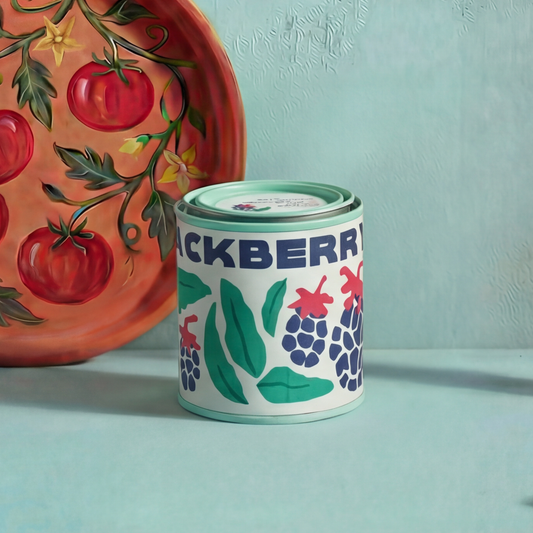 Blackberry & Sage 6 oz Tin Rewined Market Candles