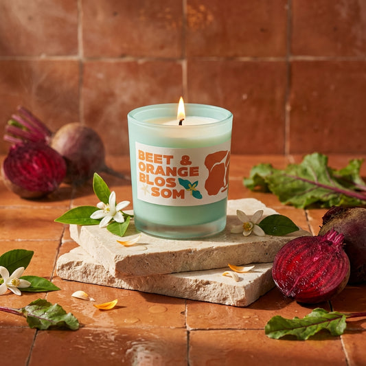 Beet & Orange 10oz Glass - Rewined Market Candle