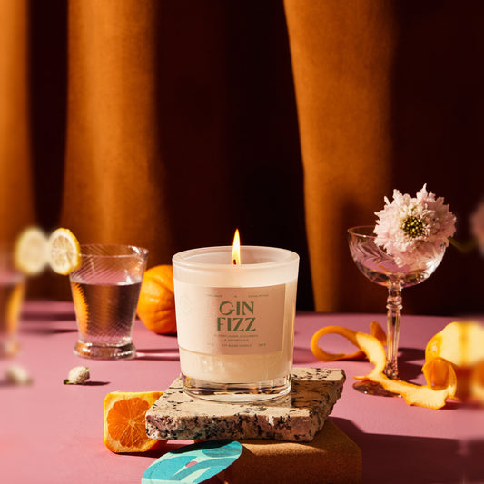 Rewined Cocktail Gin Fizz candle, 10 oz, unlit