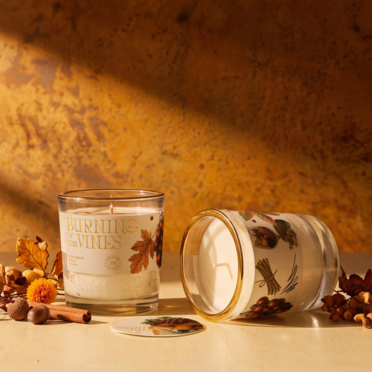 Rewined Harvest Burning Of The Vines candle, 10 oz, unlit