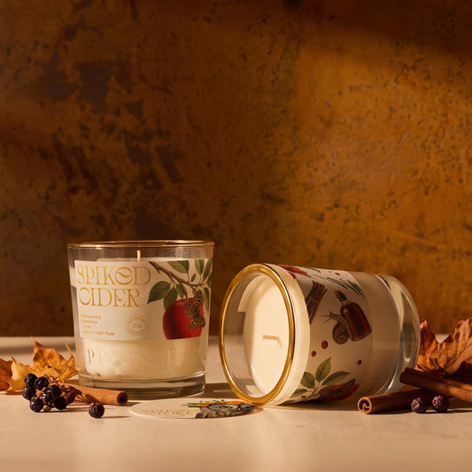 Rewined Harvest Spiked Cider candle, 10 oz, unlit